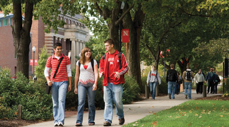 Students on City Campus