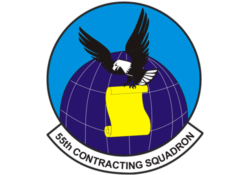 55th contracting squadron logo