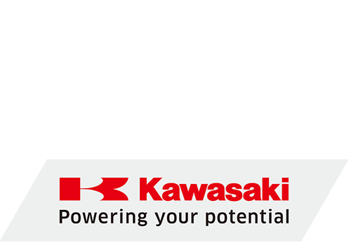 Kawasaki powering your potential logo