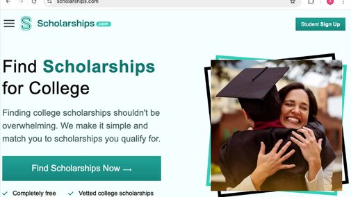 Scholarships.com website