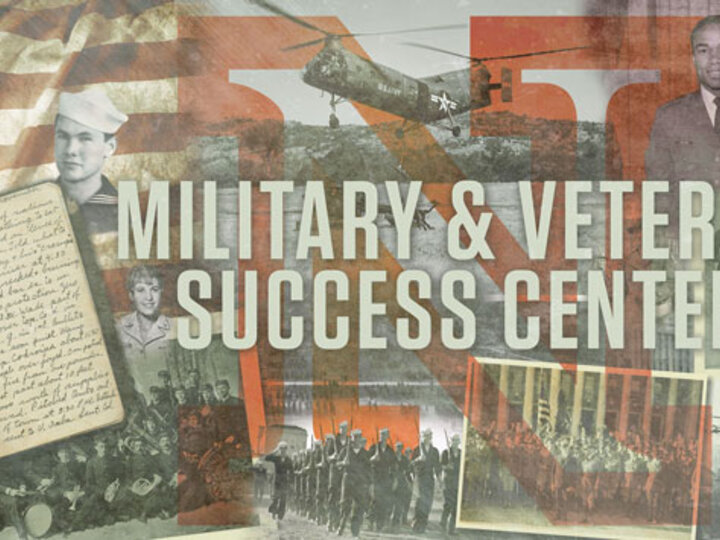 Military and Veteran Success Center mural