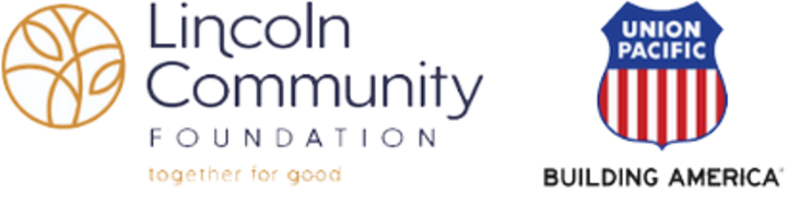 Lincoln Community Foundation logo next to Union Pacific logo.